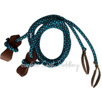 EZYHOLD BRIDLES & STRAPPING Ezy-Hold Split Reins With Slobber Straps