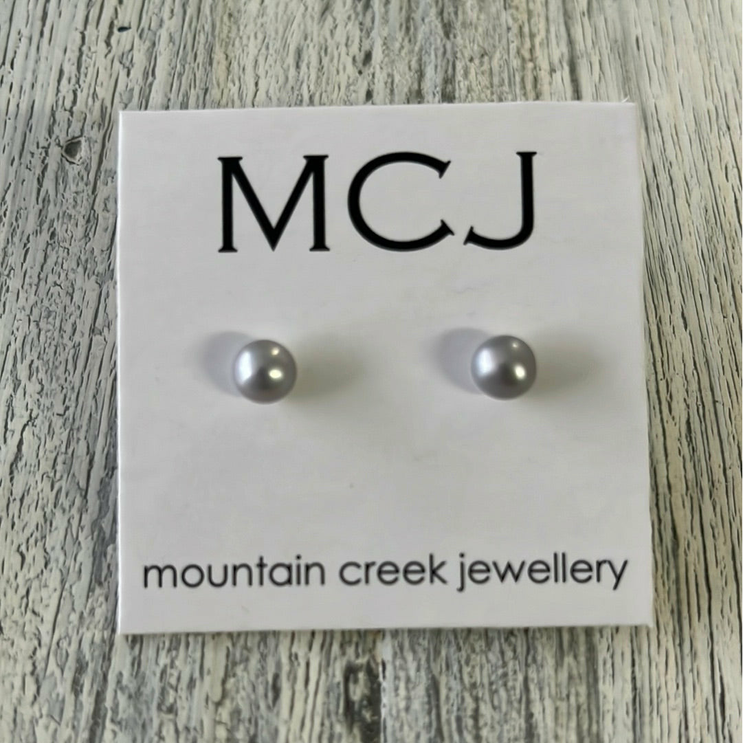 MOUNTAIN CREEK JEWELLERY JEWELLERY Mcj Silver Pearl Earrings