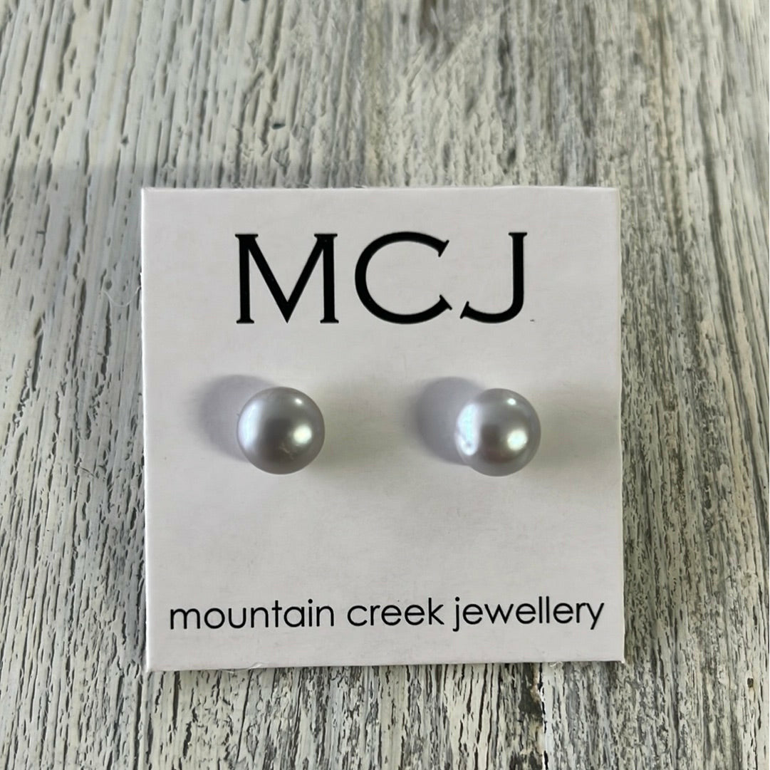 MOUNTAIN CREEK JEWELLERY JEWELLERY Mcj Silver Pearl Earrings