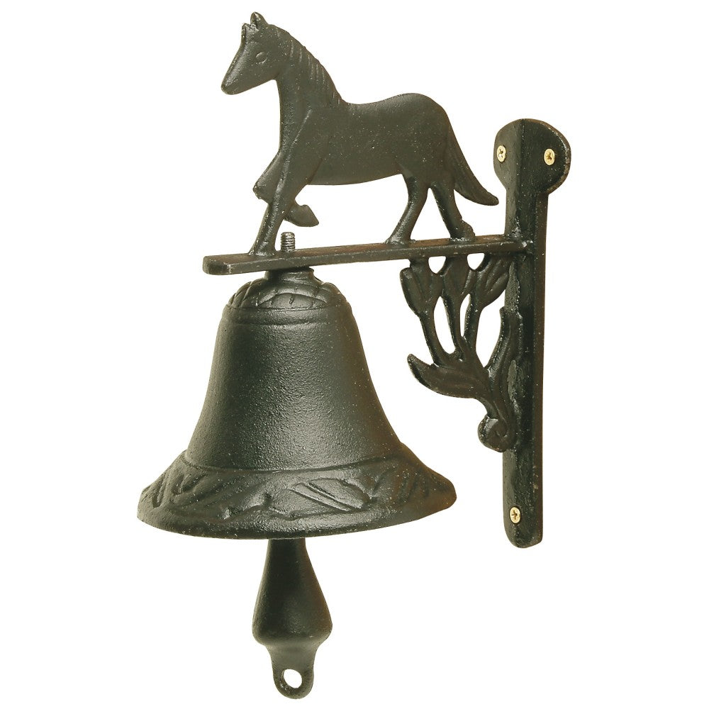 STC Decor 19CM Cast Iron Horse Bell