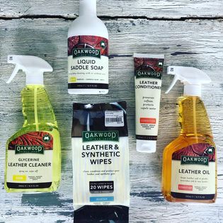 Oakwood leather cleaner for horse tack