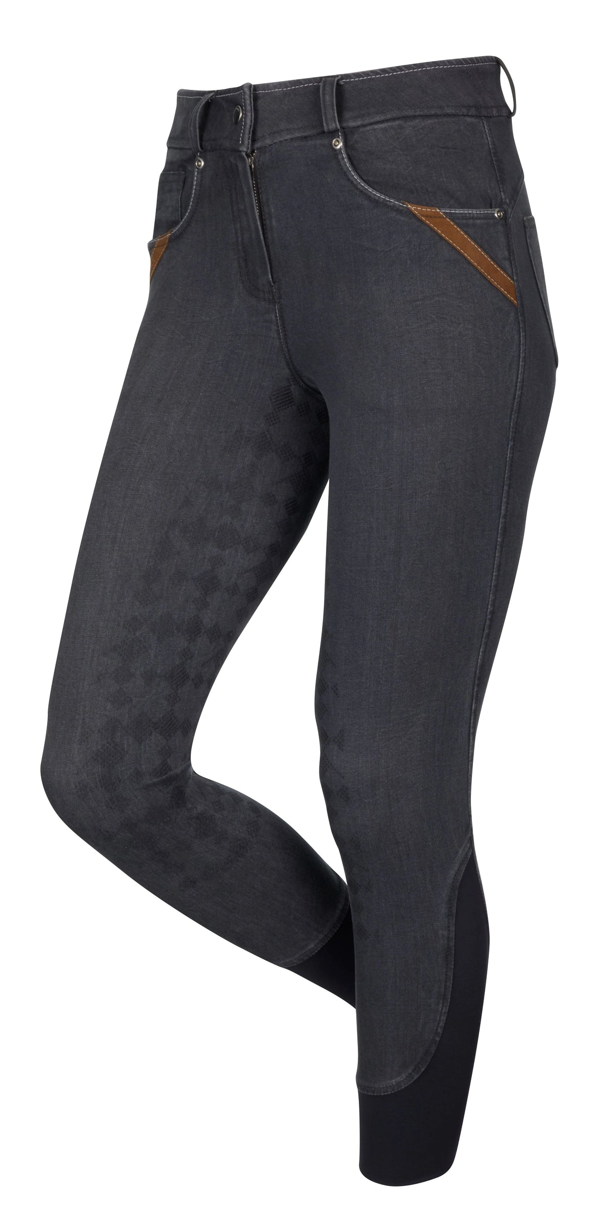 LeMieux Denim Breeches Carbon Grey