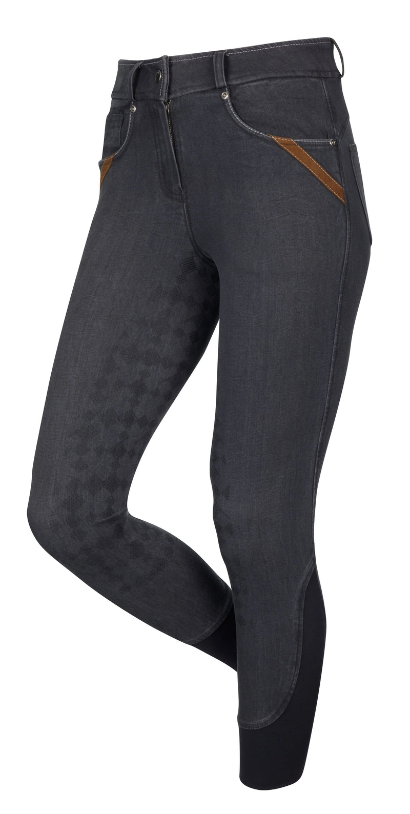 LeMieux Denim Breeches Carbon Grey