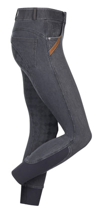 LeMieux Denim Breeches Carbon Grey