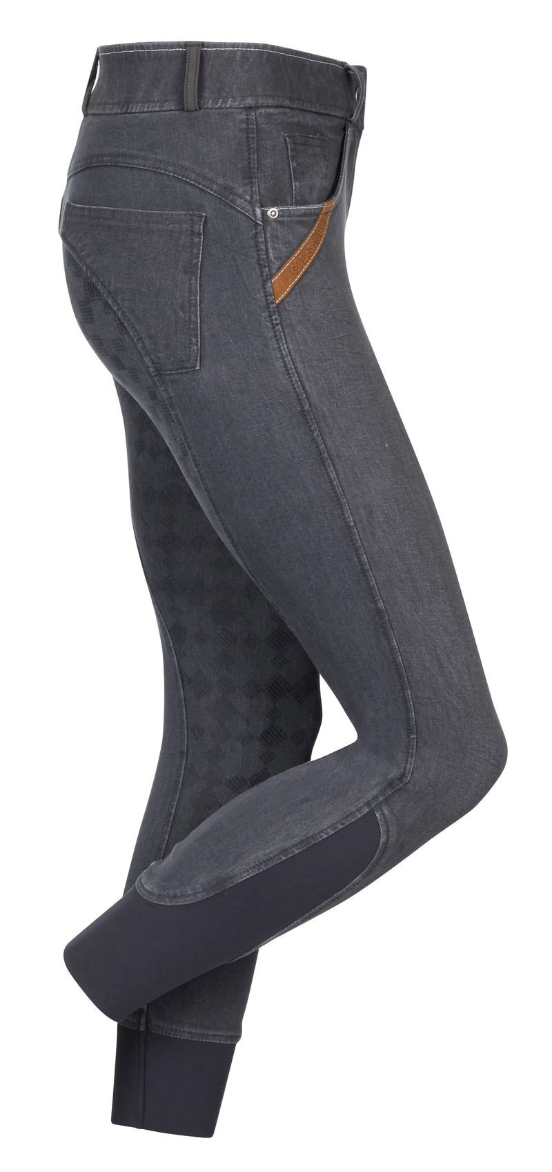 LeMieux Denim Breeches Carbon Grey