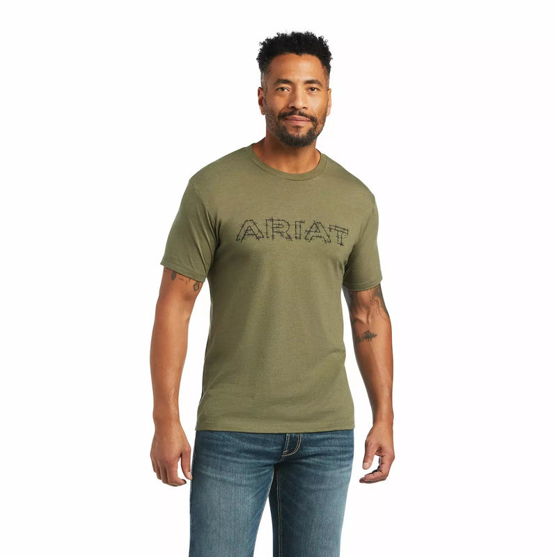ARIAT CLOTHING Ariat Mens Tee Barbed Wire