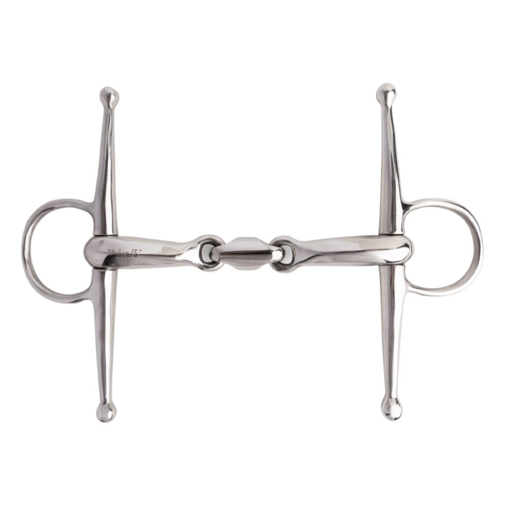 CAVALIER BITS & ACCESSORIES Full Cheek Double Jointed Snaffle Bit