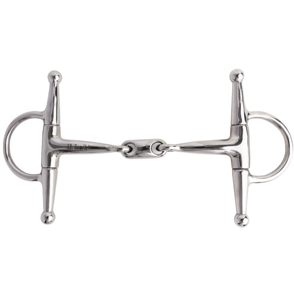 CAVALIER BITS & ACCESSORIES Full Cheek Double Jointed Snaffle Bit with Short Sides