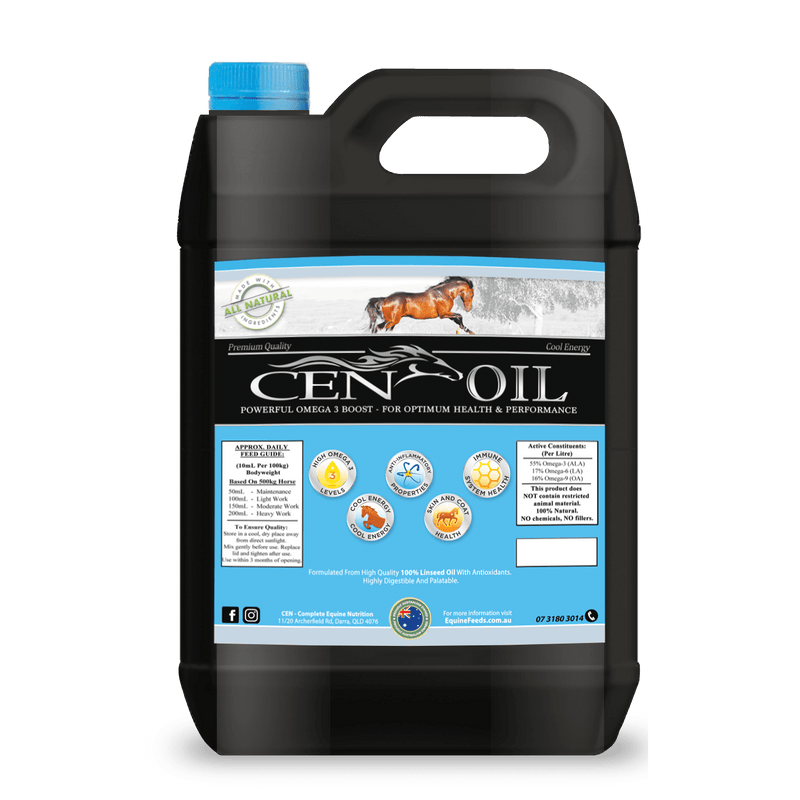 CEN - COMPLETE EQUINE NUTRITION FEED SUPPLEMENTS 4.5L Cen Oil