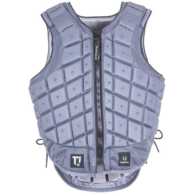 CHAMPION HELMETS & SAFETY GREY / SHORT / S Champion Ti22 Body Protector Youth