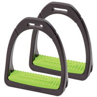 COMPOSITI STIRRUPS & LEATHERS SMALL / LIME Compositi Premium Stirrups