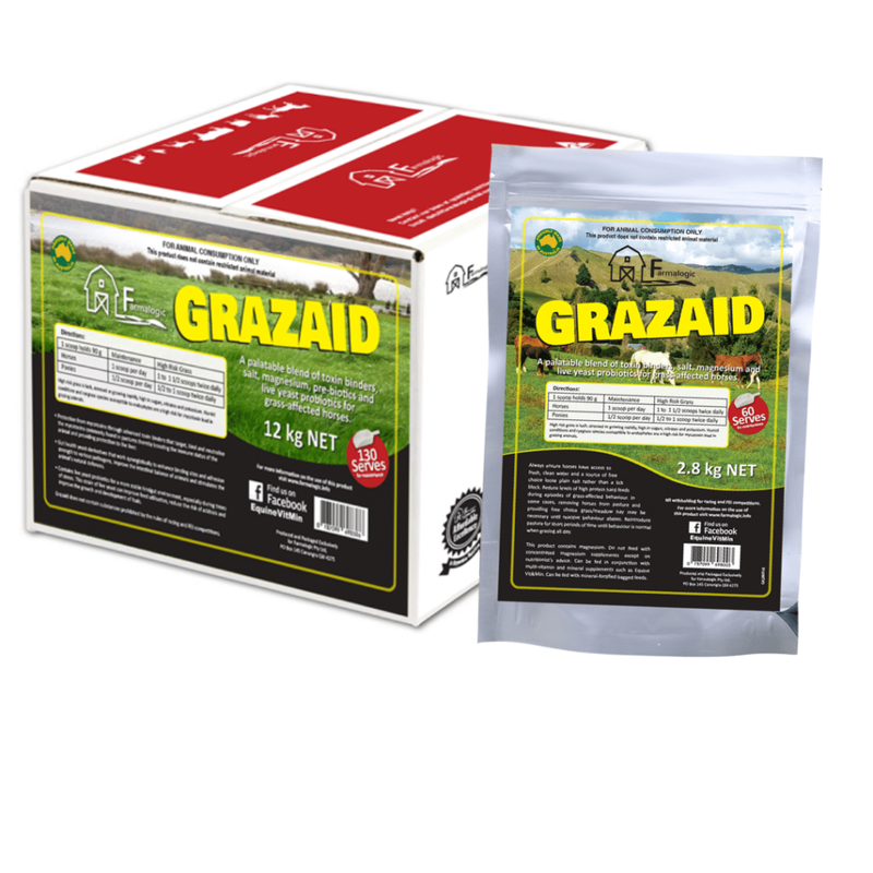 EQUINE VIT & MIN FEED SUPPLEMENTS Farmalogic Grazaid