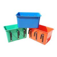 EUREKA STABLE SUPPLIES Large Square Feed Bin With Brackets