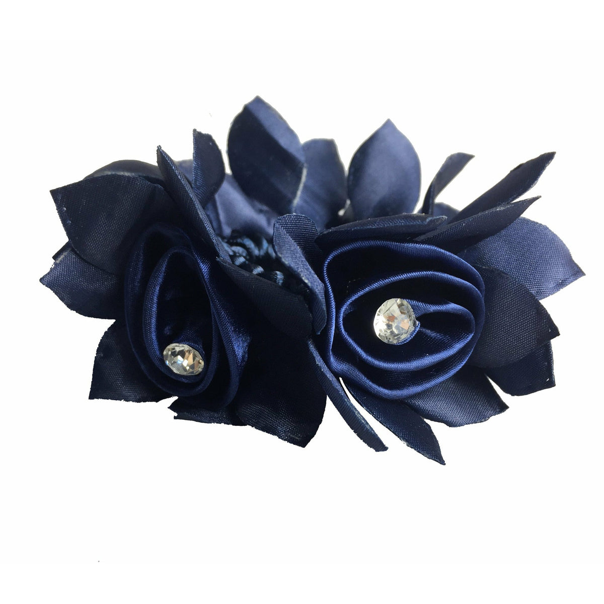 HAMAG ACCESSORIES NAVY Hamag Rose Scrunchie