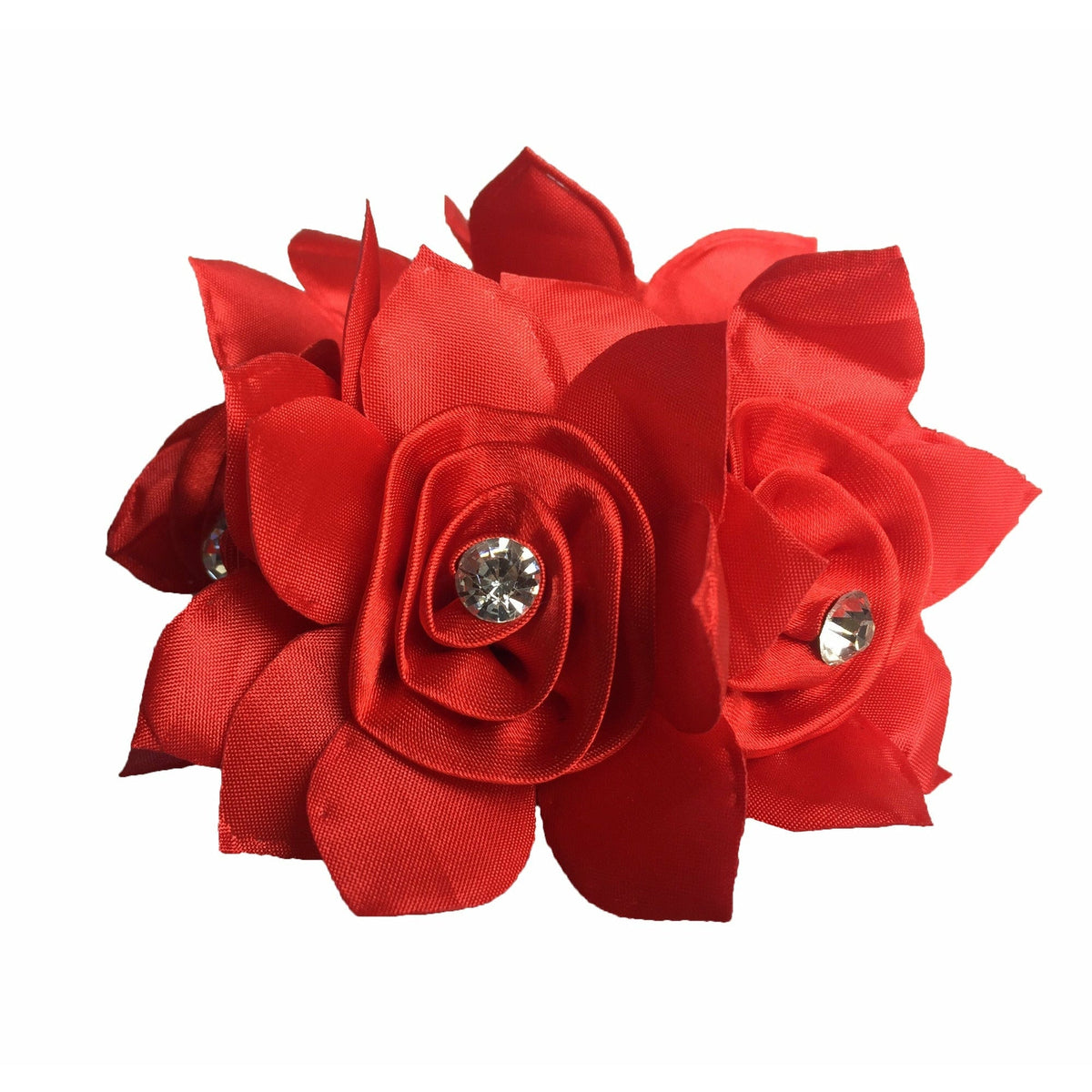 HAMAG ACCESSORIES RED Hamag Rose Scrunchie