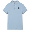 HARCOUR CLOTHING Harcour Mens Poker Polo Blue