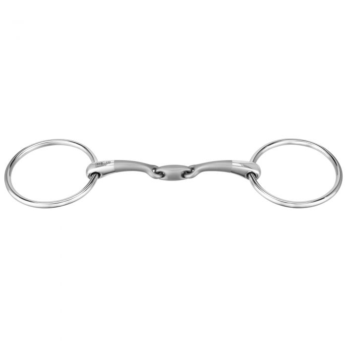 HERM SPRENGER BITS & ACCESSORIES Sprenger Satinox Loose Ring Double Jointed Snaffle Bit