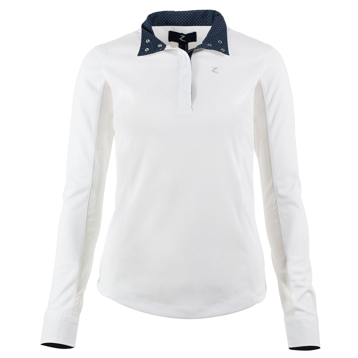 HORZE CLOTHING Horze Blaire Long Sleeve Show Shirt White
