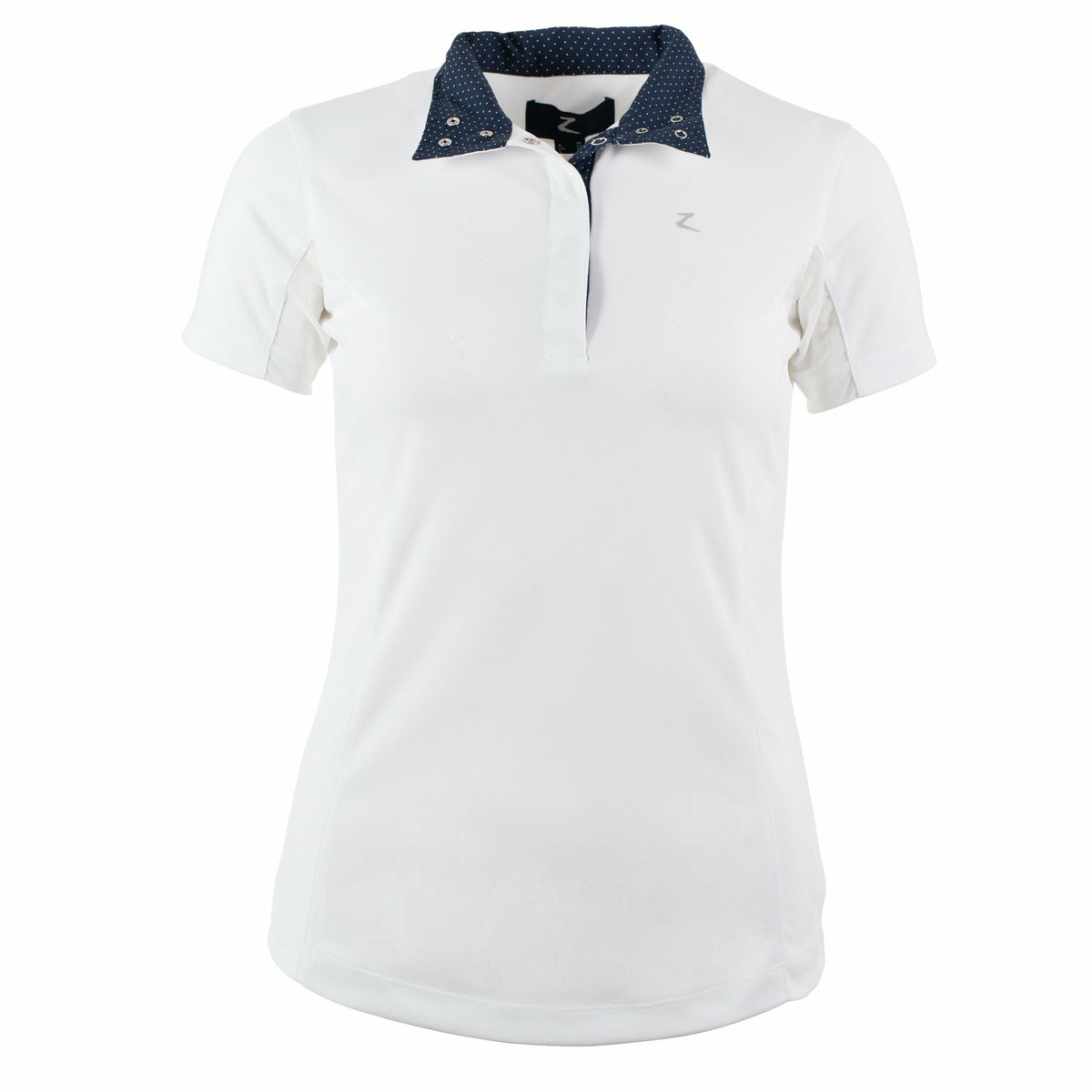 HORZE CLOTHING Horze Blaire Short Sleeve Show Shirt White