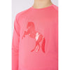 HORZE CLOTHING Horze Kids Flora Functional Long Sleeve Shirt in Pink