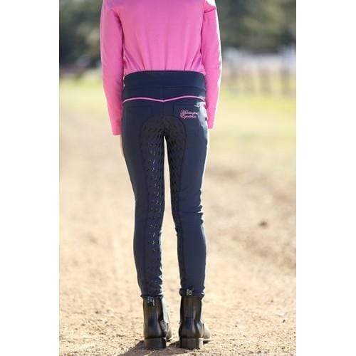 HUNTINGTON EQUESTRIAN CLOTHING Huntington Gel Seat Kids Tights