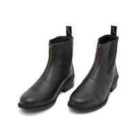 HUNTINGTON EQUESTRIAN FOOTWEAR Huntington Leather Zipper Jodhpur Boots