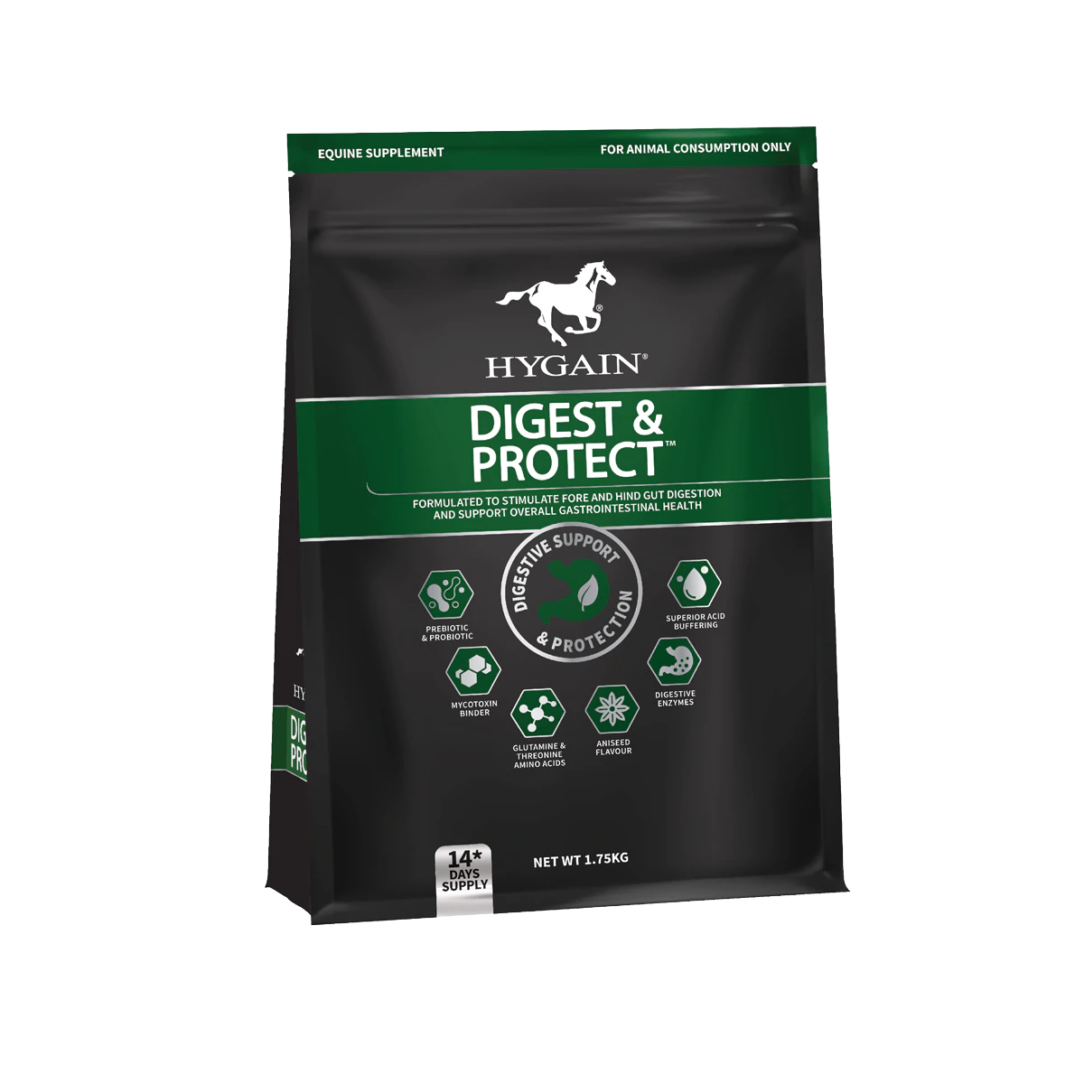 HYGAIN FEED SUPPLEMENTS 1.75KG Hygain Digest & Protect Gut Supplement For Horses