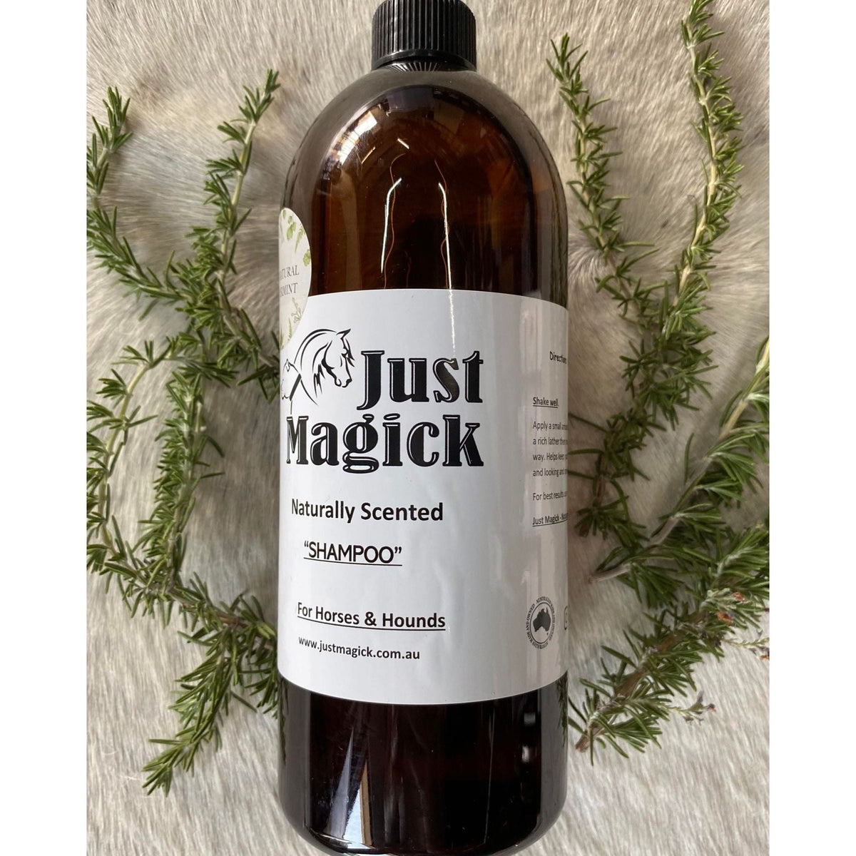 JUST MAGICK STABLE SUPPLIES 1L Just Magick Peppermint Shampoo