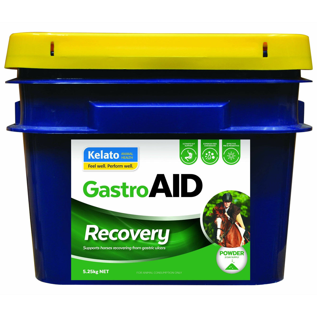 KELATO ANIMAL HEALTH FEED SUPPLEMENTS 5.25KG Kelato Gastro Aid Recovery