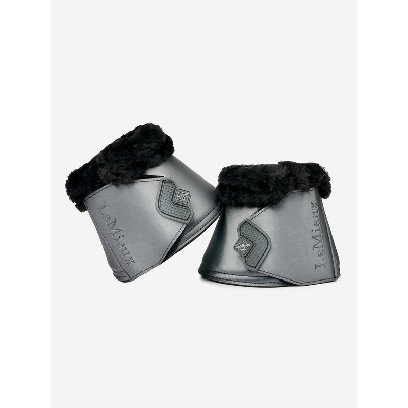 LEMIEUX BOOTS & BANDAGES LeMieux Twilight Collection LeMieux Fleece Edge Over Reach Boots - Twilight Grey