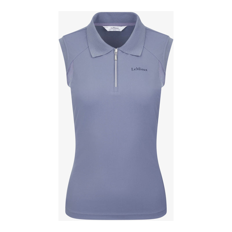 LEMIEUX CLOTHING LeMieux Sleeveless Sport Polo in Jay Blue