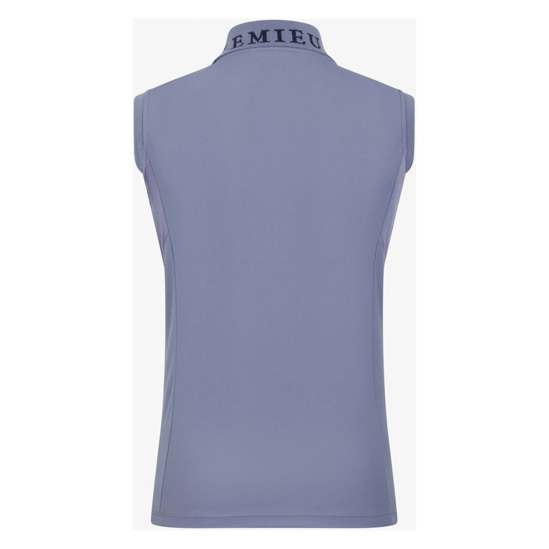 LEMIEUX CLOTHING LeMieux Sleeveless Sport Polo in Jay Blue