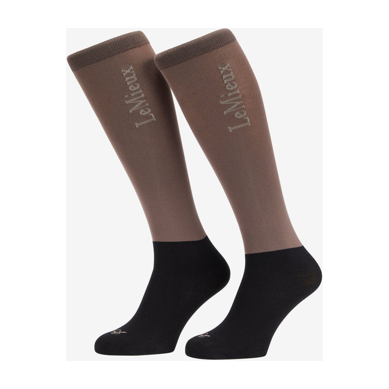 LEMIEUX LeMieux Competition Socks - Twin Pack in Walnut