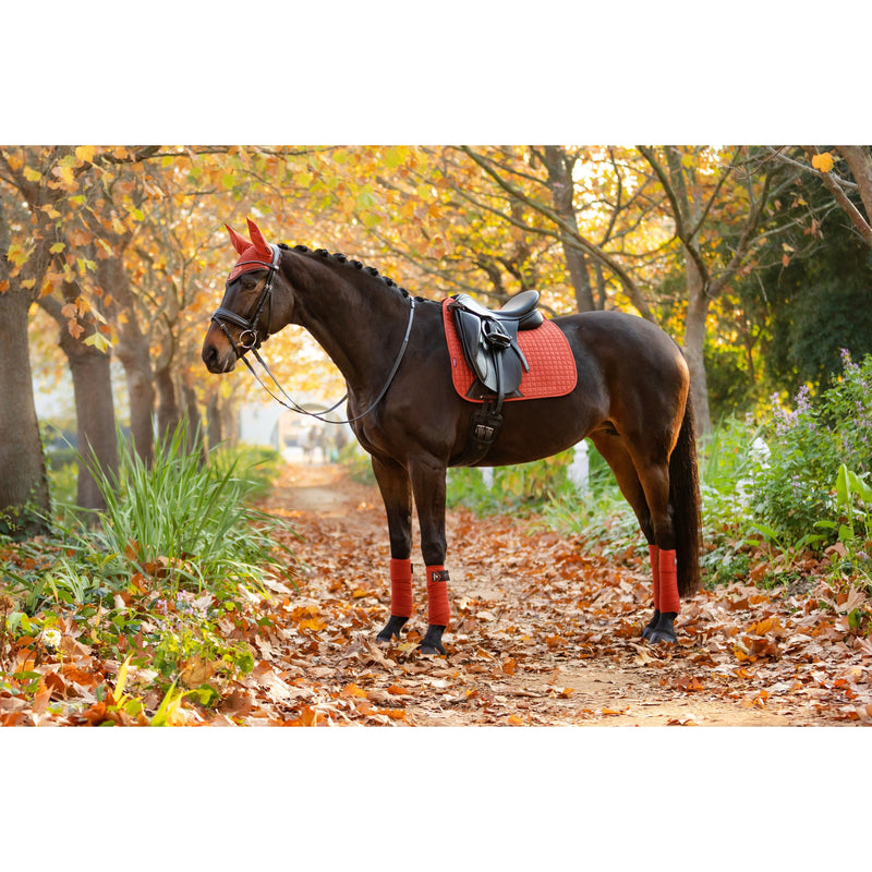 LEMIEUX SADDLEPADS & NUMNAHS LeMieux Suede Dressage Saddle Pad in Sienna