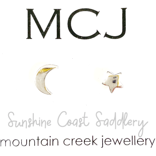 MOUNTAIN CREEK JEWELLERY JEWELLERY Mcj Moon & Star Earrings