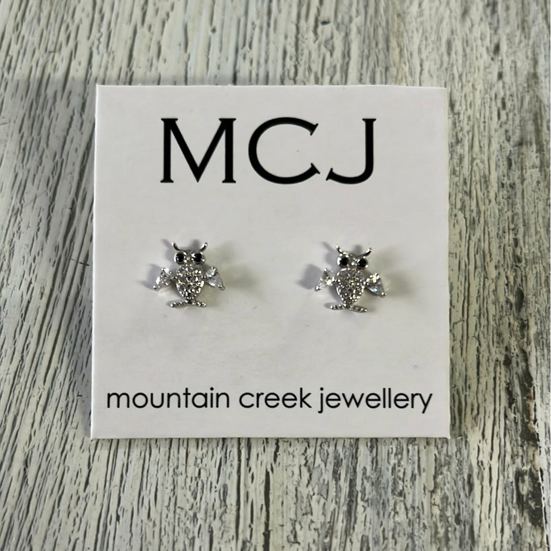 MOUNTAIN CREEK JEWELLERY JEWELLERY Mcj Owl Stud Earrings