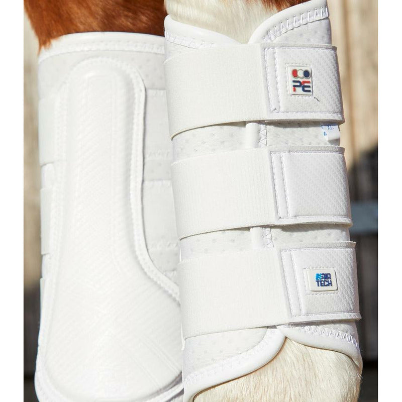 PREMIER EQUINE BOOTS & BANDAGES WHITE / S Pei Air Tech Single Locking Brushing Boot