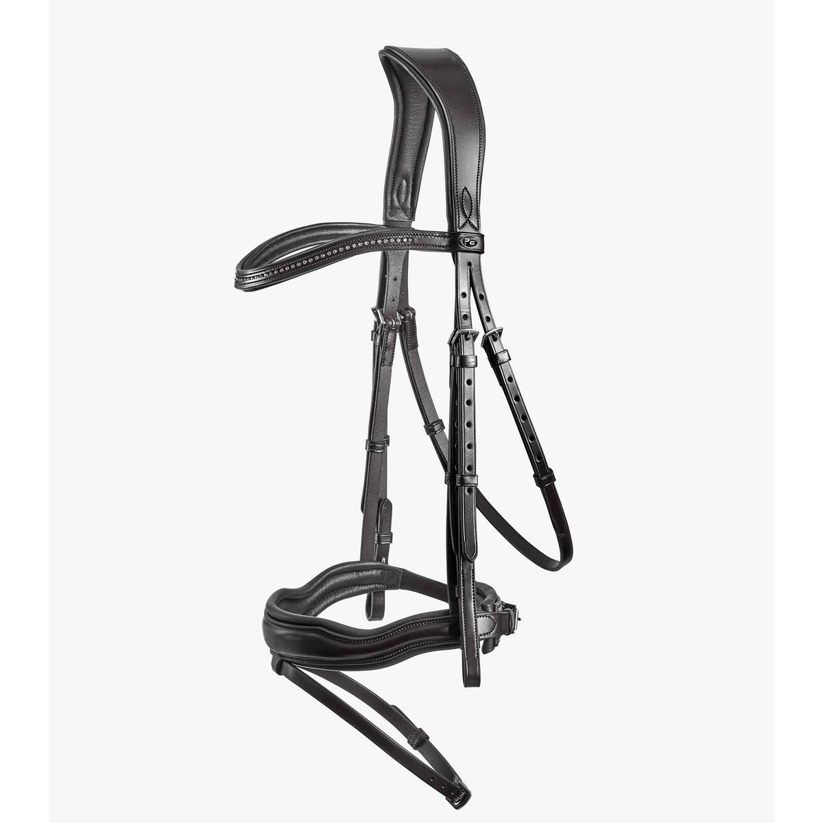 PREMIER EQUINE BRIDLES & STRAPPING BLACK / COB Pei Stellazio Anatomic Snaffle Bridle