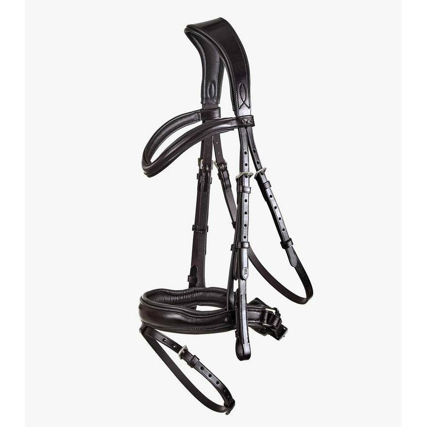PREMIER EQUINE BRIDLES & STRAPPING BROWN / COB Pei Favoloso Anatomic Snaffle Bridle