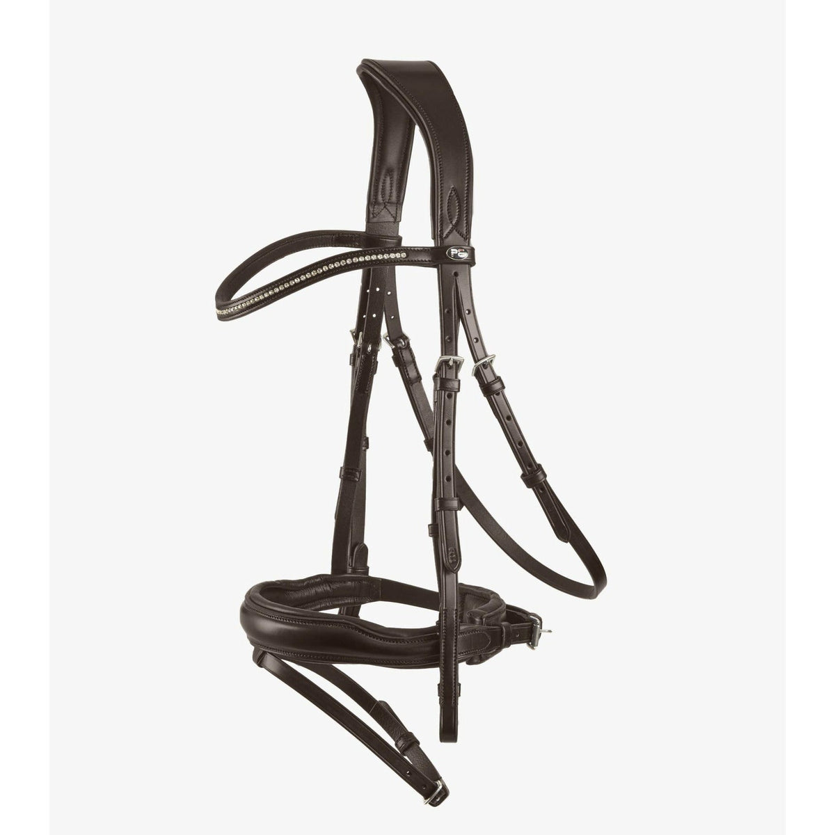 PREMIER EQUINE BRIDLES & STRAPPING BROWN / COB Pei Stellazio Anatomic Snaffle Bridle