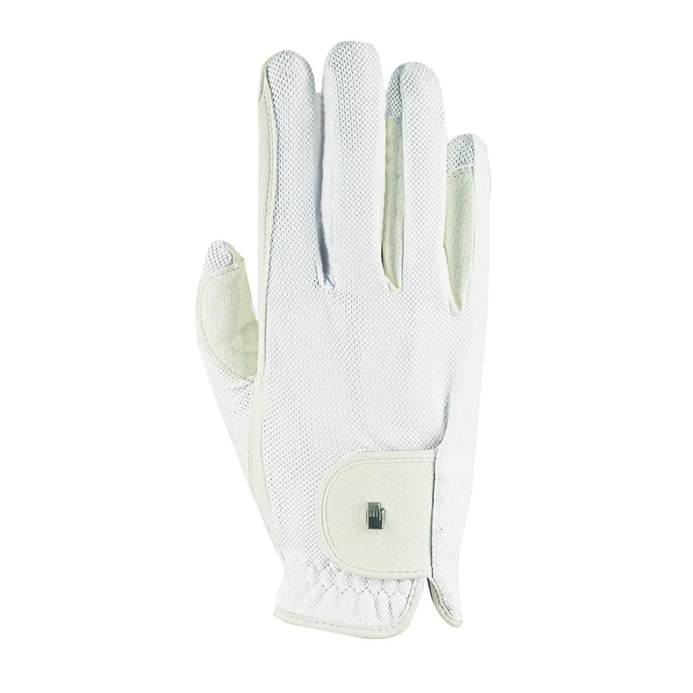 ROECKL SPORTS ACCESSORIES 6 / WHITE Roeckl Roeck Grip Lite Glove in White