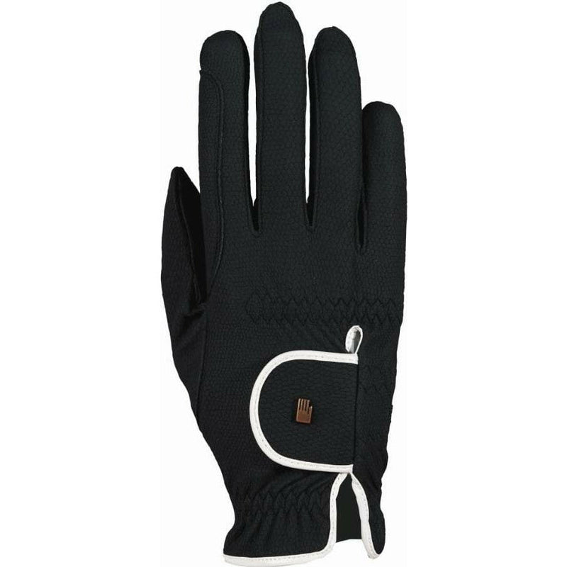 ROECKL SPORTS ACCESSORIES Roeckl Lona Glove in Black With White