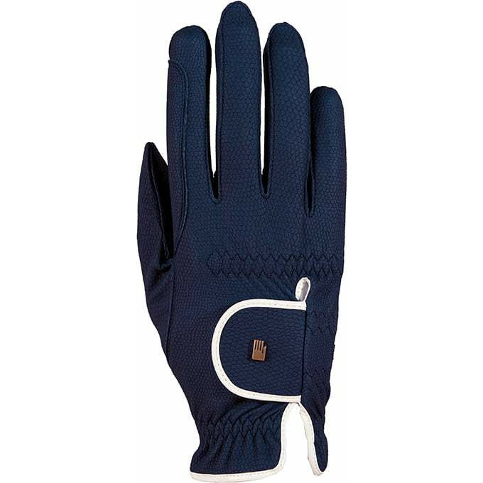 ROECKL SPORTS ACCESSORIES Roeckl Lona Glove in Navy With White