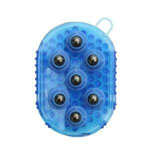 SHOWMASTER STABLE SUPPLIES BLUE Magnetic Massage Ball Curry Comb