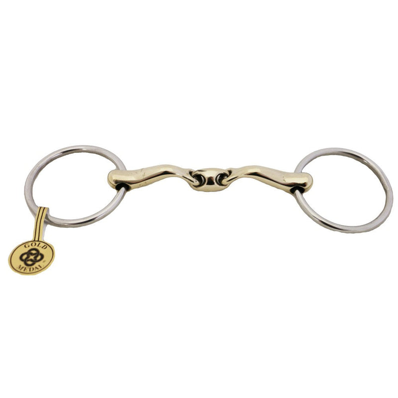 STC BITS & ACCESSORIES 12.5CM Angled Loose Ring Training Snaffle