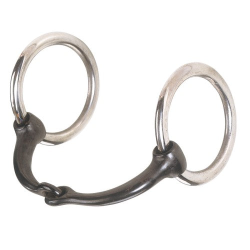 STC BITS & ACCESSORIES 12.5CM Sweet Iron Loose Ring Snaffle With Small Rings