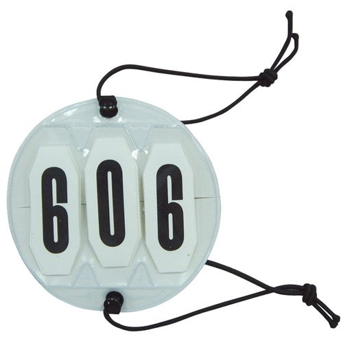 STC BRIDLES & STRAPPING 3 DIGIT Plastic Number Holder