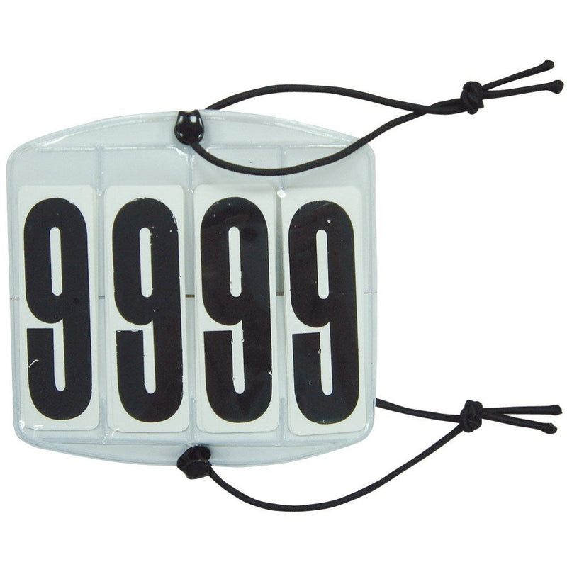 STC BRIDLES & STRAPPING 4 DIGIT Plastic Number Holder