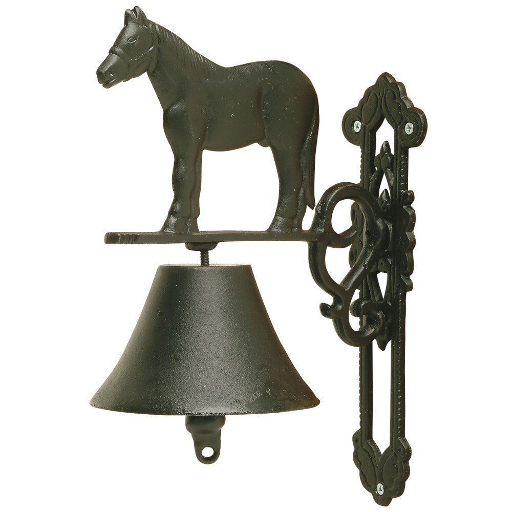 STC Decor 28CM Cast Iron Horse Bell