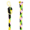 STC HALTERS & LEADS BLACK/GREEN/PINK/YELLOW Premium Hand-Braided Poly Lead